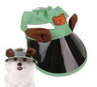 Pet Cat Hat Visor Cap - Dog Sun Hats | Dog Baseball Caps | Lightweight Puppies Bucket Hat | Pets Head Wear | Adjustable Puppy Sun Protection Beach Sunbonnet Outfit For Small Pete And Puppies Polyester