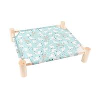 Pet Cat Puppy Replacement Comfortable Cloth Camp Bed Removable Napping Bed For Pet Cat Bed Yqs208 (E, 53x48x13cm)