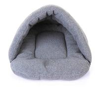 Pet Cat Puppy Sleeping Bag Warm Soft Dog Bed Cuddler House Nest Cuddle Cave Cushion Comfortable Igloo Shape Semi-Closed Non-Skid Design Cozy Place for Pets to Enjoy and Play
