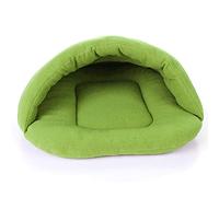 Pet Cat Puppy Sleeping Bag Warm Soft Dog Bed Cuddler House Nest Cuddle Cave Cushion Igloo Shape Semi-Closed Non-Skid Comfortable for Pets