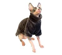 Pet Cat Sweater Home Fur Autumn and Winter Warm Solid Color Soft Arctic Velvet Skincare Suitable for Devonshire Cats Hairless