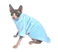 Pet Cat Sweater Home Fur Autumn and Winter Warm Solid Color Soft Arctic Velvet Skincare Suitable for Devonshire Cats Hairless