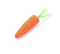 Pet Cat Toy Paper Rope Carrot Toy， Built-in Bell Small Animals Cute Interactive Pet Toy，interaction Cat Toys Chase(S)