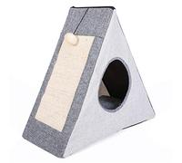 Pet Cat Tree House Cat Climbing Frame Cat Scratch Board Cat Table Climbing Frame Pet Cat Toy Cat Kitten House (Color : B, Size : Large) (C S)