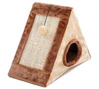 Pet Cat Tree House Cat Climbing Frame Cat Scratch Board Cat Table Climbing Frame Pet Cat Toy Cat Kitten House (Color : B, Size : Large) (A L)