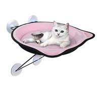 Pet Cat Window Mounted Bed Cat Hammock Cat Perch Bed with Suction Cup Space Saving Hanging Nest Resting Seat Holds Up to 33 Lbs Cat Window