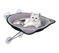 Pet Cat Window Mounted Bed Cat Hammock Cat Perch Bed with Suction Cup Space Saving Hanging Nest Resting Seat Holds Up to 33 Lbs Cat Kitty Window