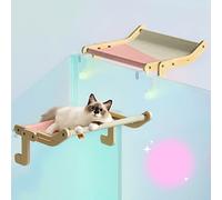 Pet Cat Window Perch Cat Bed Hammock Window Seat,Cat Shelf for Window Sill for Indoor Cats, Space Saving,Holds Up to 40 Lbs