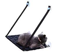 Pet Cat Window Perch Hammock Seat with 6 Big Suction Cups Holds Up to 57Lbs,Cat Bed, Space Saving Cat Hammock Pet Resting Seat Safety Cat Shelves