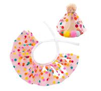 Pet Cats Birthday Set With Lovely Bib And Cone Hat Adjustable And Easy Wear For Various Occasion Festival Celebration Pet Party Supply