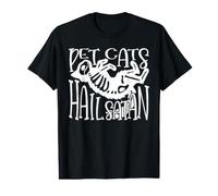 Pet Cats Hail Satan Value Graphic T-Shirt