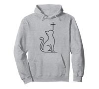 Pet Cats Love Jesus Be Happy Savior Pullover Hoodie