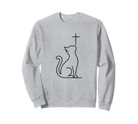 Pet Cats Love Jesus Be Happy Savior Sweatshirt