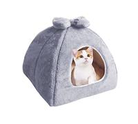 Pet Cave Bed - Cozy Dog & Cat House Shelter, Soft Non-Slip Detachable Cushion, Ideal for Small to Medium Pets, Comfortable Indoor Retreat