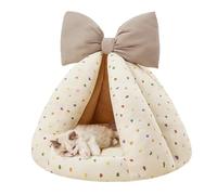 Pet Cave - Private Comfortable House, Sleeping Tunnel Bed, Thick Felted Fabric Walls, Retained Internal Heat Chamber, Enclosed Feline Resting Apparatus, Ideal for Indoor & Rest Routine