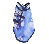 Pet Cheongsam Cotton Skirt for Small Pets, Soft, Skin Friendly, Chinese Style, Large Cuffs - Stylish Design, Easy Button Closure, Ideal for Rabbits and Dogs (S)