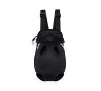 Pet Chest Bag Cat and Dog Harness in Breathable Mesh Fabric Comfortable, Ventilated and Convenient Handbag The Perfect Companion for Outings(Black,XL)