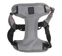 Pet Chest Strap Vest Breathable Adjustable Dog Harness One Piece Design Comfortable Mesh Oxford Fabric for Small Medium Large Dogs Outdoor Walking (S)