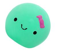 Pet Chew Egg - Colorful Toy, Play Ball | Soft Latex Rubber Doll Shaped Squeaker for Medium Animals, Small Breed Puppies, Entertainment Training Tool for Biting Practice, Engaging Activity for Indoor