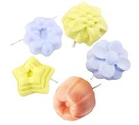 Pet Chew Mineral Blocks Set - 5 Pumice Stones for Maintenance Calcium Enriched Toys for Rabbits, Hamsters, Guinea Pigs and Pets P