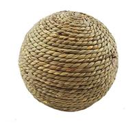 Pet Chewing Ball Grass -Natural Grass Straw Ball | Rabbit Small Pet Chewing Toy | Pets Chew Balls Suitable for Rabbits, Chinchilla, Hamsters, Gerbils Guinea Pigs, Parrot Bird