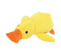 Pet Chewing Toy Teething Duck Shape Molar Pet Chew Teeth Cleaning Interactive Reward Heavy Duty Plush Toy for Moose Puppy