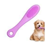 Pet Chin Brush, Silicone Cleaning Brush, Soft Finger Scrubber, Non Slip Grooming Tool, for Dogs Cats Chin Care Bath Cleaning Use, Gentle Massage Pet Grooming Tool Safe Skin Friendly Flexible Design