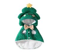 Pet Christmas Clothes,Dog Cat Holiday Apparel - Winter Warm Pet Party Cosplay Dress, Cozy Christmas Pet Dress Up With Cute Cartoon Hat For Birthday Holiday