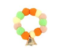 Pet Christmas Dog Hairball Collar Hanging Decoration Multi-color Pet Bell Collar Accessories Christmas Cute F1o8 Elastic