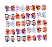 Pet Christmas Halloween Accessories Ornament 25PCS Fruit Pattern Headwear for Cats Dogs Polyester Colorful Durable Small Decoration