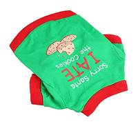 Pet Christmas ShirtPet Dog Chr Pet Christmas Shirt 2 Legged Wearable Splicing Design Cute Dog Clothes for Puppy Party Daily Holiday L Your Crafted From Ensures (S)
