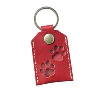 Pet Claws Keychain for Storing Hair and Treasuring Pet Memories Leather Keyring Charm Accessories Dog