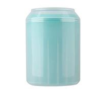 Pet Cleaning Cup 3 Colors Removable Dog Cleaner Brush Tool For Muddy Paws Cleaning Plastic Silicone Material Blue Orange Green 4.4 x 3.2inch (Green)