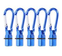 Pet Clip - On LED Light Pendant with Carabiner, Anti - Lost Dog Necklace Flashing Red Blue White Light, Lightweight Aluminum Pet Locator for Cats and Dogs, 6cm Glow - in - Dark