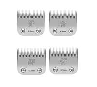 Pet Clipper Blade 5F,Compatible for Oster,A5,Compatible for Wahl,KM Series Removable Dog Grooming 1/4 Inch 6.3mm Cut Length Snag-Free Blade(4pcs)