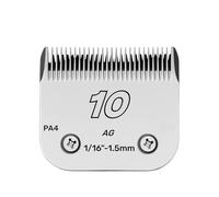 Pet Clipper Blade NO.10,Compatible for Oster,A5,Compatible for Wahl,KM Series Removable Steel Smooth-Cut Replacement Blade