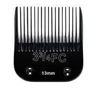 Pet Clipper Blade NO.10 NO.15 4FC 5FC 7FC,Compatible for Wahl,KM Series,Compatible for Andis,Black Dog Grooming Removable Smooth-Cut Blade(Black13mm)