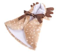 PET Cloak Deer Shaped Hooded Wool Costume for Cats Christmas Season | Warm Cute Party Outfit, Easy to Clean, for Kittens, Special Occasions and PET Parade