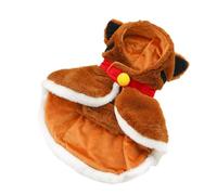 Pet Cloak for Christmas | Warm Windproof Animals,Dog Cat Hooded Cape for Christmas | for Party Festive Show Stage Performance Parade Family Gathering