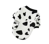 Pet Clothes Autumn Winter Warm Cat Dog Jacket For Small Medium Dogs Cats Outdoor Cows Print Kitty Puppy Schnauzer Pug Outfits