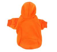 PET Clothes Orange M Plush Hoodie for Dog Autumn Winter | Easy to Put on Take, Warmth, Fine Workmanship, Photos, Sleeping Time