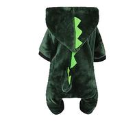Pet Clothes Puppy Clothes Dogs Cattle Clothing Role Playing Winter Pajamas Jumpsuits Wool Jackets Pet Supplies for Your Furry Friend (A, XS)