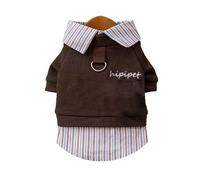 Pet Clothes T Shirts Plush Pattern Dog Clothes Shirt All Season Puppy Pullover Tank Top Soft Skin Friendly (C, One Size)