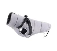 Pet Clothes Warm British Teddy Dog Vest Jacket for Fall and Winter Perfect for Keeping Your Pet Cozy During Chilly Days (Grey, XS)