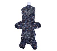 Pet Clothes Warm Jump Suit Winter Pajamas Dogs Cats Small Animals, Flannel Elastic Buckle Design (SG)