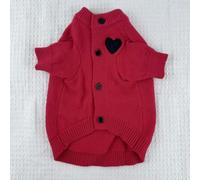 Pet Clothing Spring and Autumn Dog warm Hoodie Love Sweater Suitable for Small and Medium sized Dogs cat pet