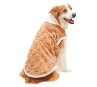 Pet Coat for Cold Weather, Plush Dog Vest for Winter, Soft Pet Jumper, Lightweight Jumper for Dogs, Windproof Pet Clothes for Small Medium Dogs Large Breeds