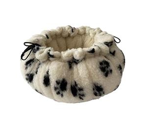 Pet Cocoon 2 in 1 Hiding Place Made of Merino Wool Cat Basket Pet Bed Sleeping Hiding Place Cuddly Warm Cave