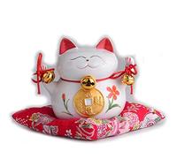 Pet Coffin， Ceramic Cremation Urn For Human And Pet Ashes Lucky Cat Design Multiple Sizes(S)