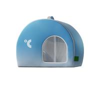 Pet cold store: weatherproof Oxford fabric, heat-regulating inner lining, spacious and spacious shelter, breathable mesh inserts. Ideal for garden, patio, living room, V.